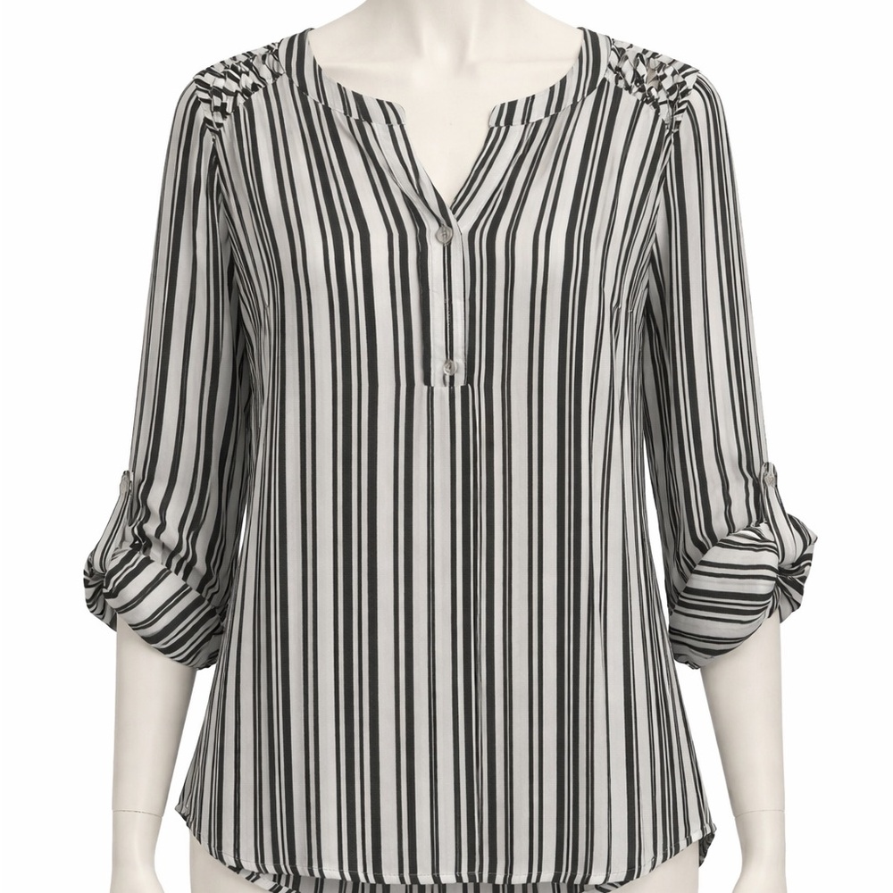 Candies Striped Women's Top - Sz L